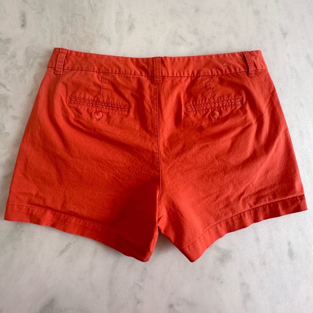 GAP Women’s Chino Shorts. 3.5” inseam. Orange. Size 12. - Picture 2 of 4